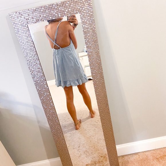 Crossback Strap Mini Dress - Picture 2 of 4